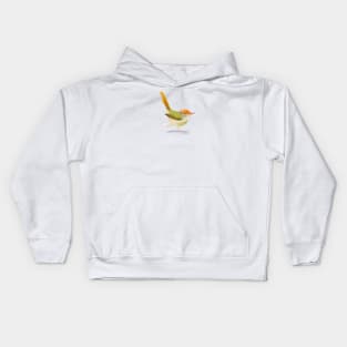 Common Tailorbird Kids Hoodie